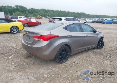 2011 Hyundai Elantra Limited z USA, uszkodzony, nr VIN 5NPDH4AE6BH012770